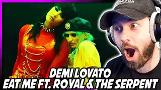 Demi But METAL | "Demi Lovato - EAT ME feat. Royal & the Serpent (Live Performance)" REACTION