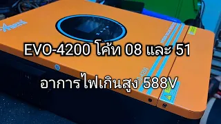 Anern 4200W 24V ECO-4200 อาการโค้ท 08 และ 51 ไฟเกินสูง อัตรายมาก แต่ก็ซ่อมได้