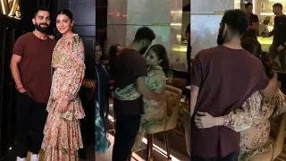 Virat Kohli and Anushka Sharma enjoy some ROMANTIC moments at a dinner party | Virushka cute videos