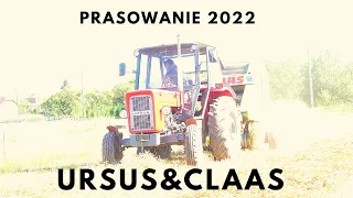 Prasowanie słomy 2022|Ursus C-360 & Claas Rollant 44 sp|AGT