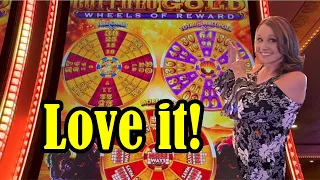 I Found the NEW Buffalo GOLD Wheels of Reward Slot Machine!