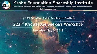 222nd Knowledge Seekers Workshop - May 3, 2018