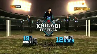 Khiladi Festival 19 sept onwards 12 noon daily on colours Cineplex HD