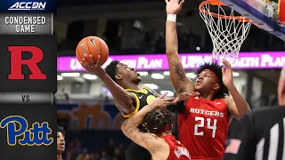 Rutgers vs. Pittsburgh Condensed Game | 2019-20 ACC Men's Basketball