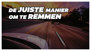 Een FOUTE remtechniek is de MEEST gemaakte fout op een rijexamen !!