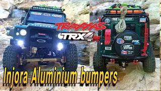 Installing Injora Trx4M Defender Metal bumpers #traxxastrx4 #injora