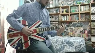 Epiphone Union Jack Sheraton - Supersonic (Knebworth Version cover by GuitarMan)