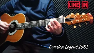 1981 Legend Guitar from Ovation, sweet sounds from the honey like natural aged top