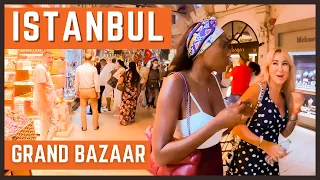 Turkey Istanbul Walking Tour | Grand Bazaar Istanbul The World Biggest Market WALK| 4K UHD 60FPS |