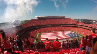 National Anthem Arrowhead Stadium 9/11/2016