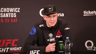 Stefan Struve UFC Fight Night Prague Post Fight Press Conference