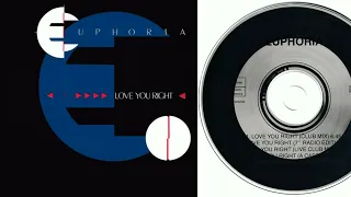 Euphoria - Love You Right (CD, Maxi-Single, 1991)