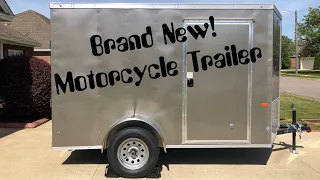 I bought a 6X10 Enclosed Motorcycle Trailer For My VMAX