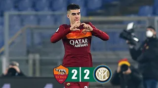 Roma vs Inter 2-2 All Goals & Highlights 10/01/2021