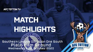 Larkhall Athletic vs AFC Totton - Game Highlights - 21st October 2020