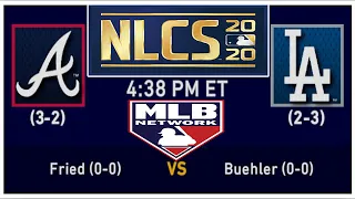 Braves vs Dodgers | MLB 2020 NLCS (GAME 6) | 10.17.20