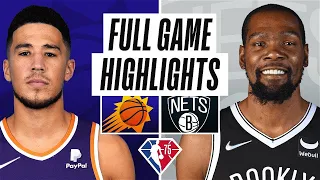 Brooklyn Nets vs. Phoenix Suns Full Game Highlights | NBA Season 2021-22