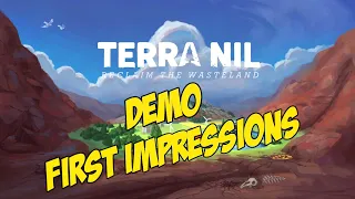 Can It Get Anymore Relaxing Than This?  - Terra Nil Demo Gameplay