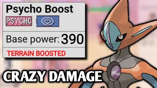 PSYCHO BOOST + PSYCHIC TERRAIN DEOXYS-A DESTROYS HIGH LADDER UBERS | POKEMON SCARLET AND VIOLET