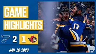 Game Highlights: Blues 2, Senators 1