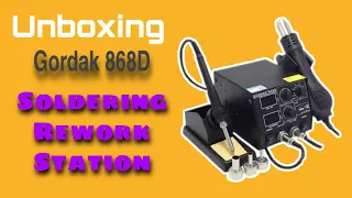 Unboxing GORDAK 868D 2 in 1 with usb Soldering Rework Station