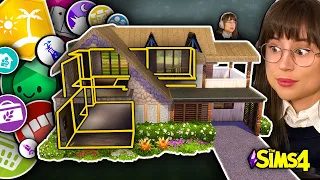 Building a House in The Sims but Each Room is a Different Pack