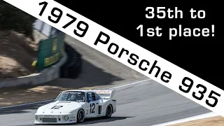 Bruce Canepa racing his 1979 Porsche 935 at Rolex Monterey Motorsport Reunion