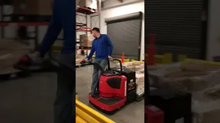 Raymond Electric Pallet Jack Road Test