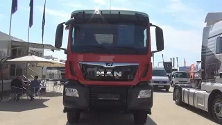 MAN TGS 41.420 8x4 BB Tipper Truck (2019) Exterior and Interior