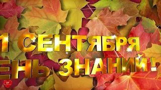 Футаж 1 сентября  День знаний   Здравствуй, школа