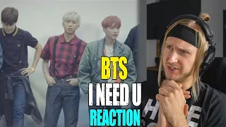 BTS I NEED U | reaction | Проф. звукорежиссер смотрит