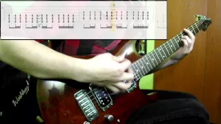 Muse - Hysteria (Guitar Cover) (Play Along Tabs In Video)