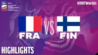 France vs. Finland - Game Highlights - #IIHFWorlds 2019