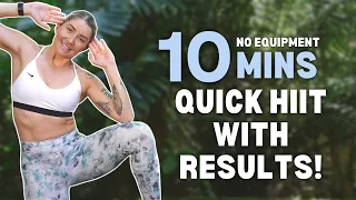 10 Min HIIT/CARDIO FOR FAT LOSS! (No Equipment)