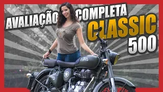 TESTE COMPLETO ROYAL ENFIELD CLASSIC 500 - REVIEW BATTLE GREEN | MotoPLAY