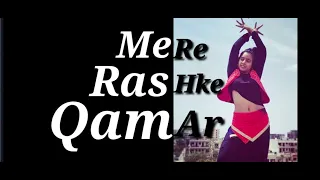 Mere Rashke Qamar- Dance Cover | Bolly-Lyrical | Wedding Choreography | The Nachania