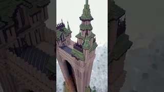 The Arch Tower - A Minecraft Timelapse Short (free download) #shorts