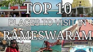 Top 10 Places to Visit in Rameswaram | Things to Do in Rameshwaram | Key Tourist Attractions, TN