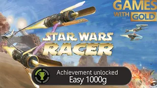 Easy 1000g Star Wars Episode 1 Racer Achievement Guide , Games for Gold May 2023