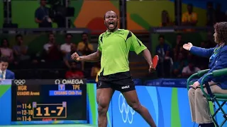 🏓🇳🇬 Aruna Quadri wowed the audience at Commonwealth Games quarterfinals