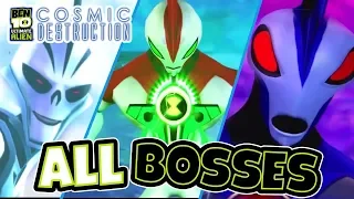 Ben 10 Ultimate Alien: Cosmic Destruction All Bosses | Boss Fights  (PS3, X360, PS2, PSP, Wii)