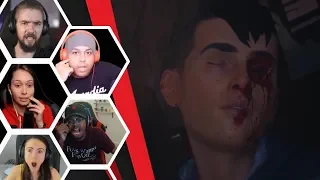 Let's Players Reaction To Finding Sean Heavily Injured At The End | Life Is Strange 2: Episode 3
