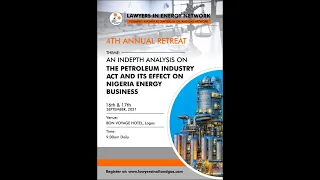 AN INDEPTH ANALYSIS ON THE PETROLEUM INDUSTRY ACT AND ITS EFFECT ON NIGERIA ENERGY BUSINESS.