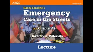 Chapter 49, Hazardous Materials, (PARAMEDIC)