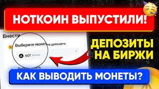 НОТКОИН ВЫПУСТИЛИ! 🥳 | Как вывести Notcoin на биржу | Листинг Bybit и OKX | Скам-ваучеры