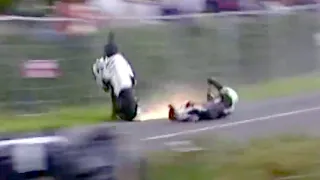 Insane Crash 260-Kmh | 160-MPH, Isle of man TT Motorcycle Crash