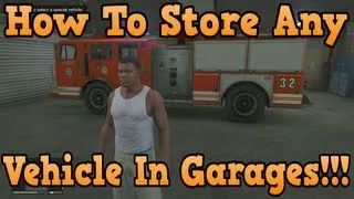 "GTA 5 Online" How To Store Any Vehicle In Your Garage! ( Easy Tutorial )