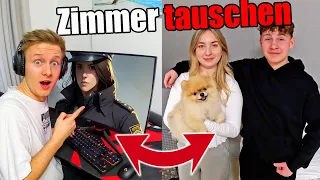 Ein Tag ZIMMER TAUSCHEN (Zimmer gegen Wohnung + Chrissi) 💗 TipTapTube