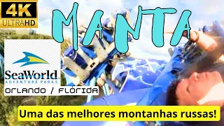 [4K] Manta - SeaWorld - Orlando/Flórida