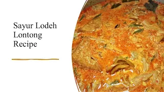 Sayur Lodeh Lontong Recipe